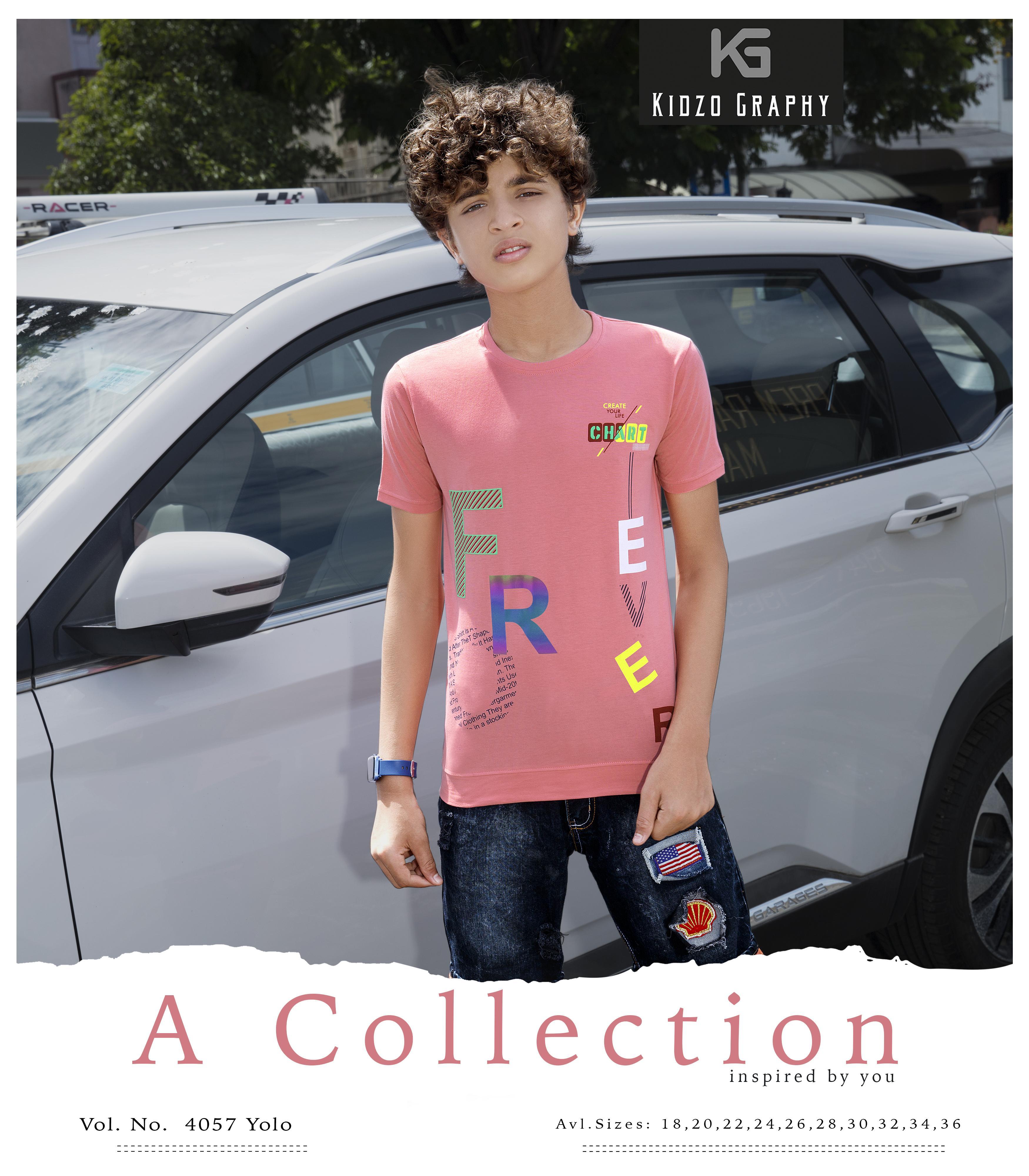 Kidzography Boy's Single Jersey RN T-Shirt