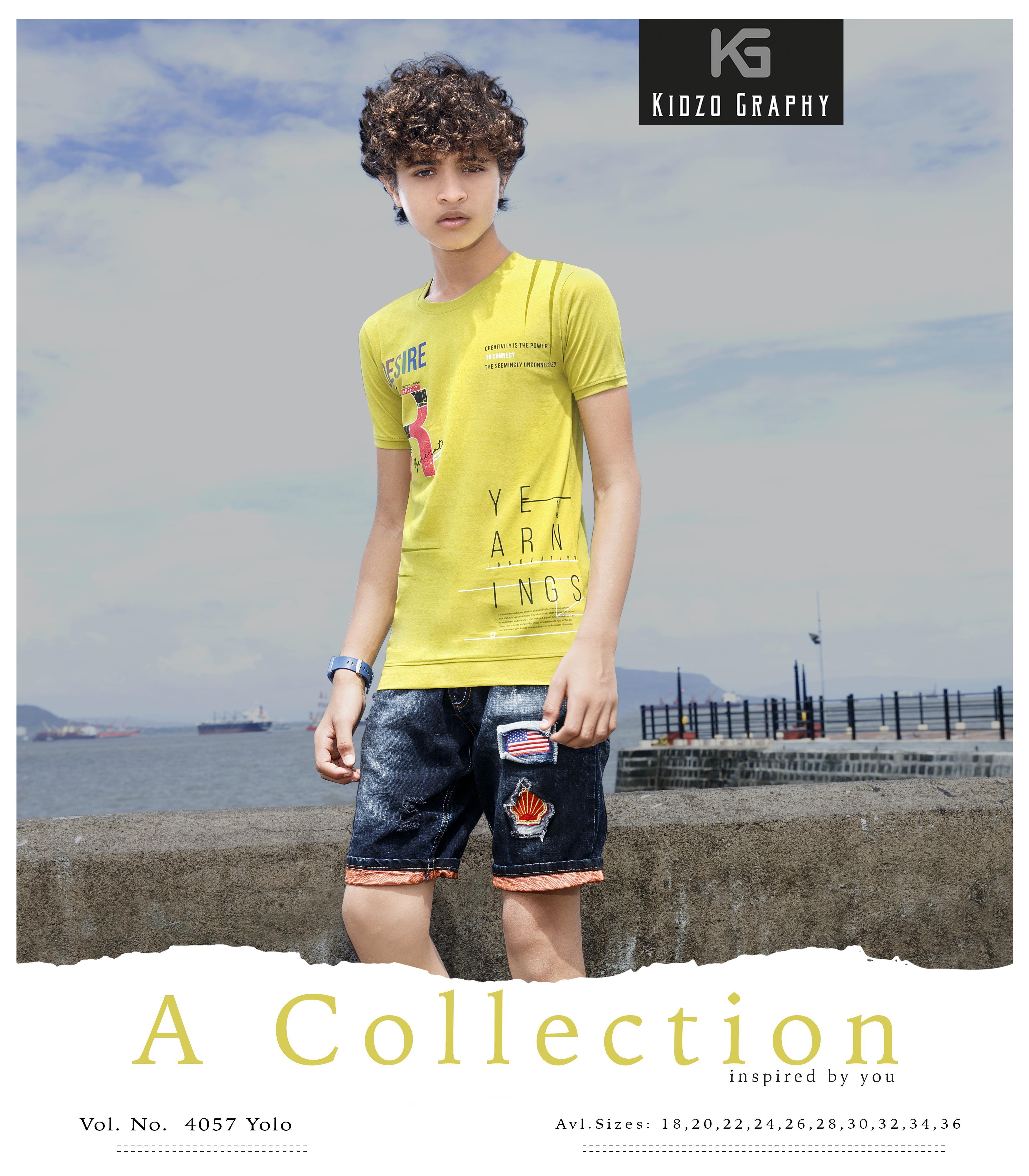 Kidzography Boy's Single Jersey RN T-Shirt