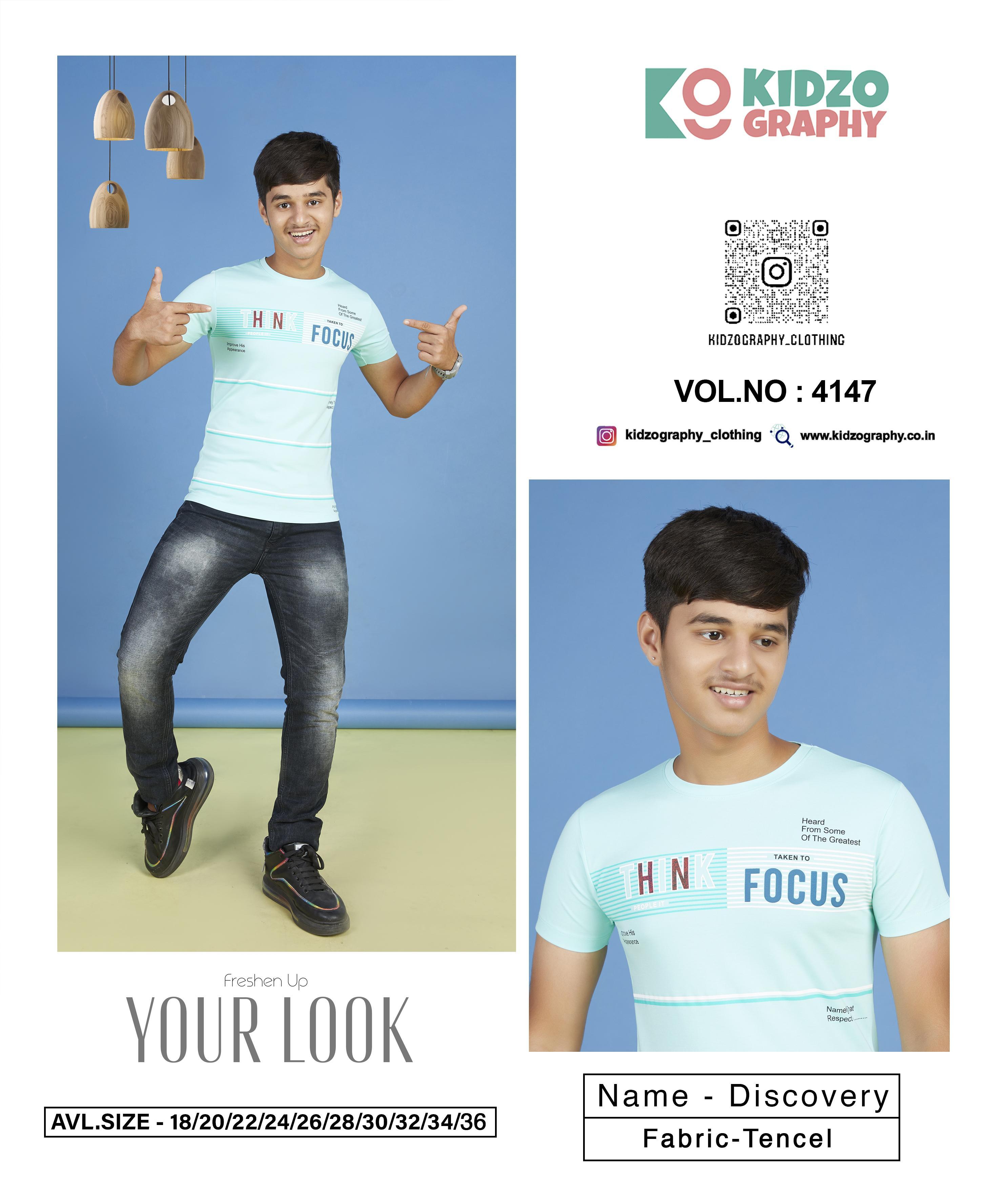 Kidzography Boy's Tencel Printed T-Shirt