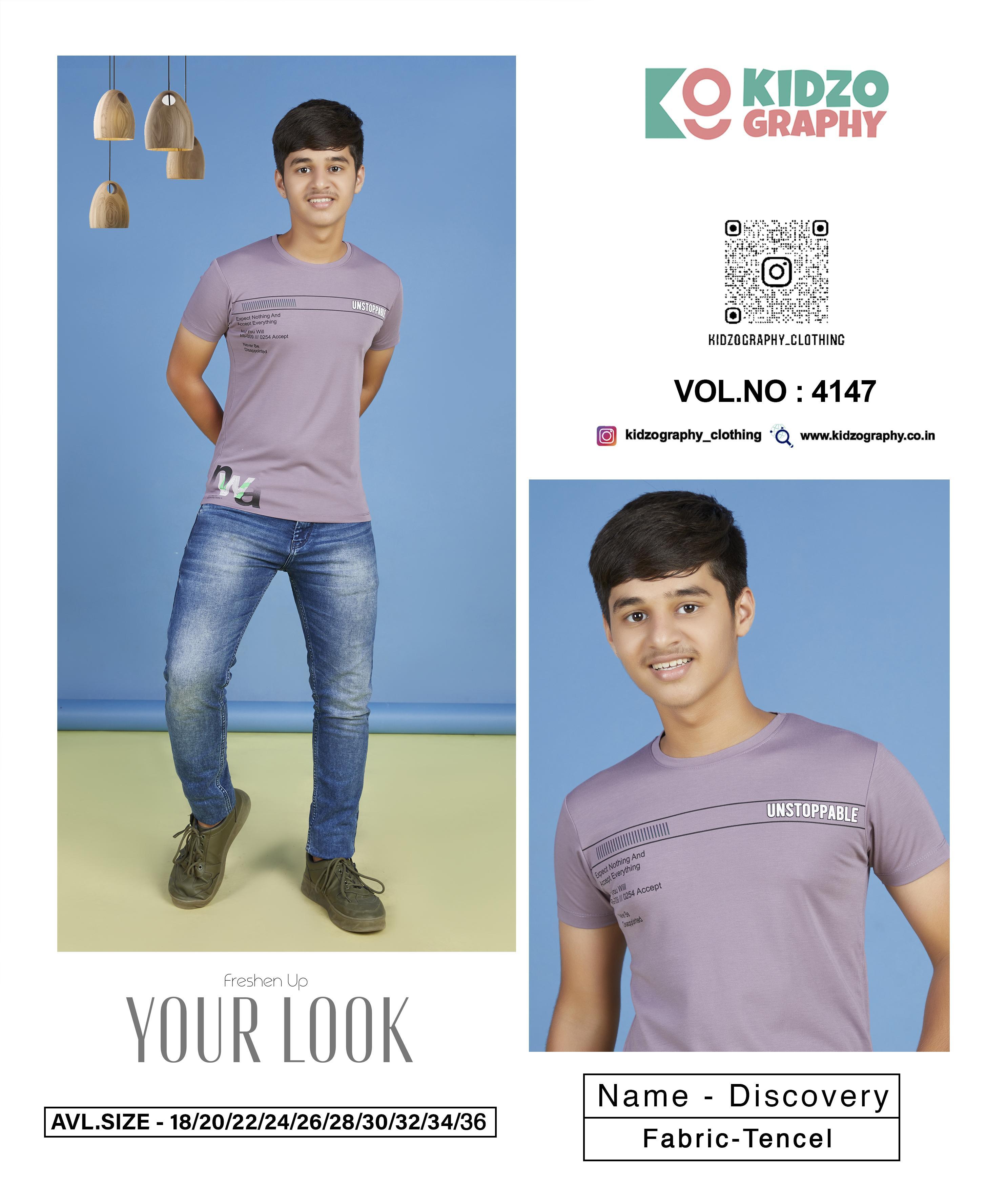 Kidzography Boy's Tencel Printed T-Shirt