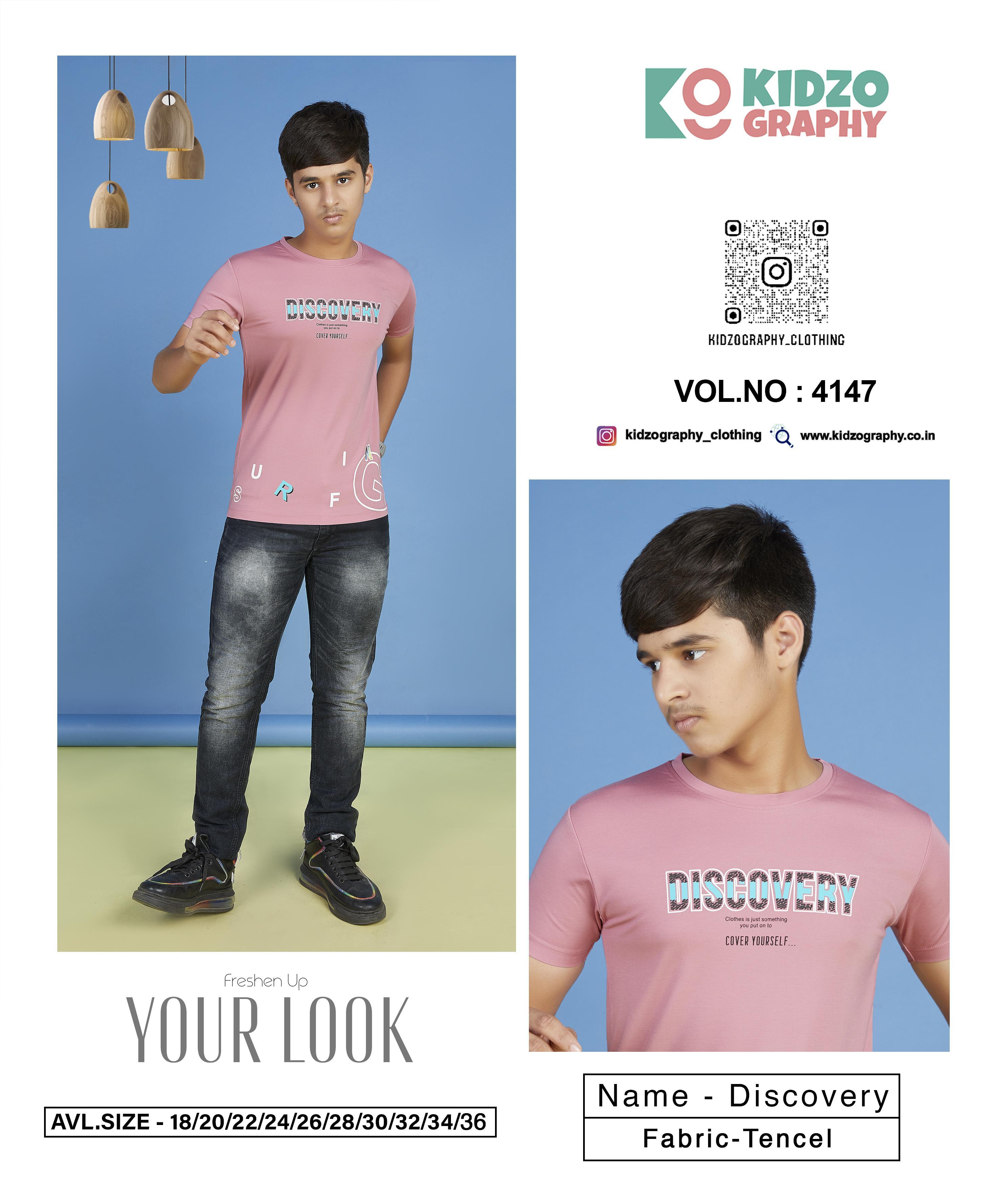 Kidzography Boy's Tencel Printed T-Shirt