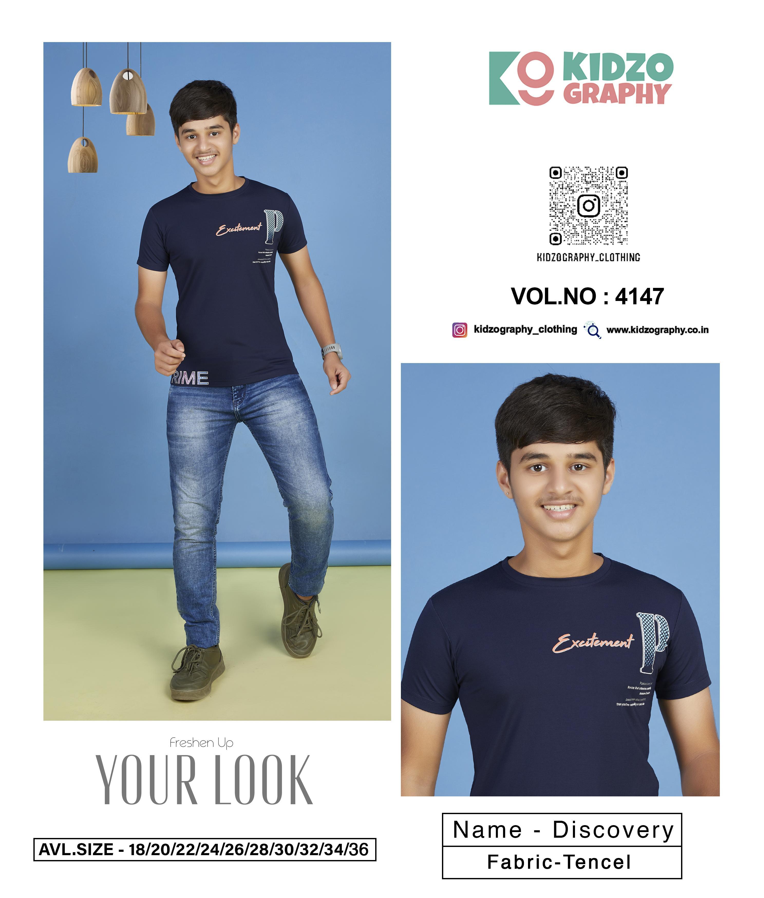 Kidzography Boy's Tencel Printed T-Shirt